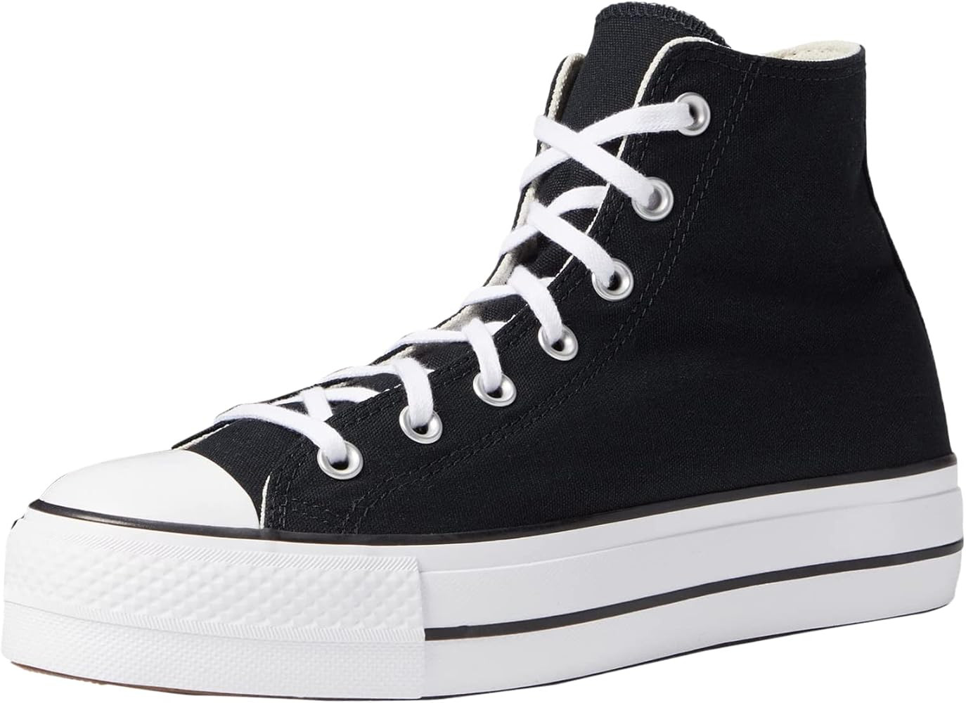 Converse Women's Chuck Taylor All Star Lift Platform Denim Fashion Sneakers | Amazon (US)