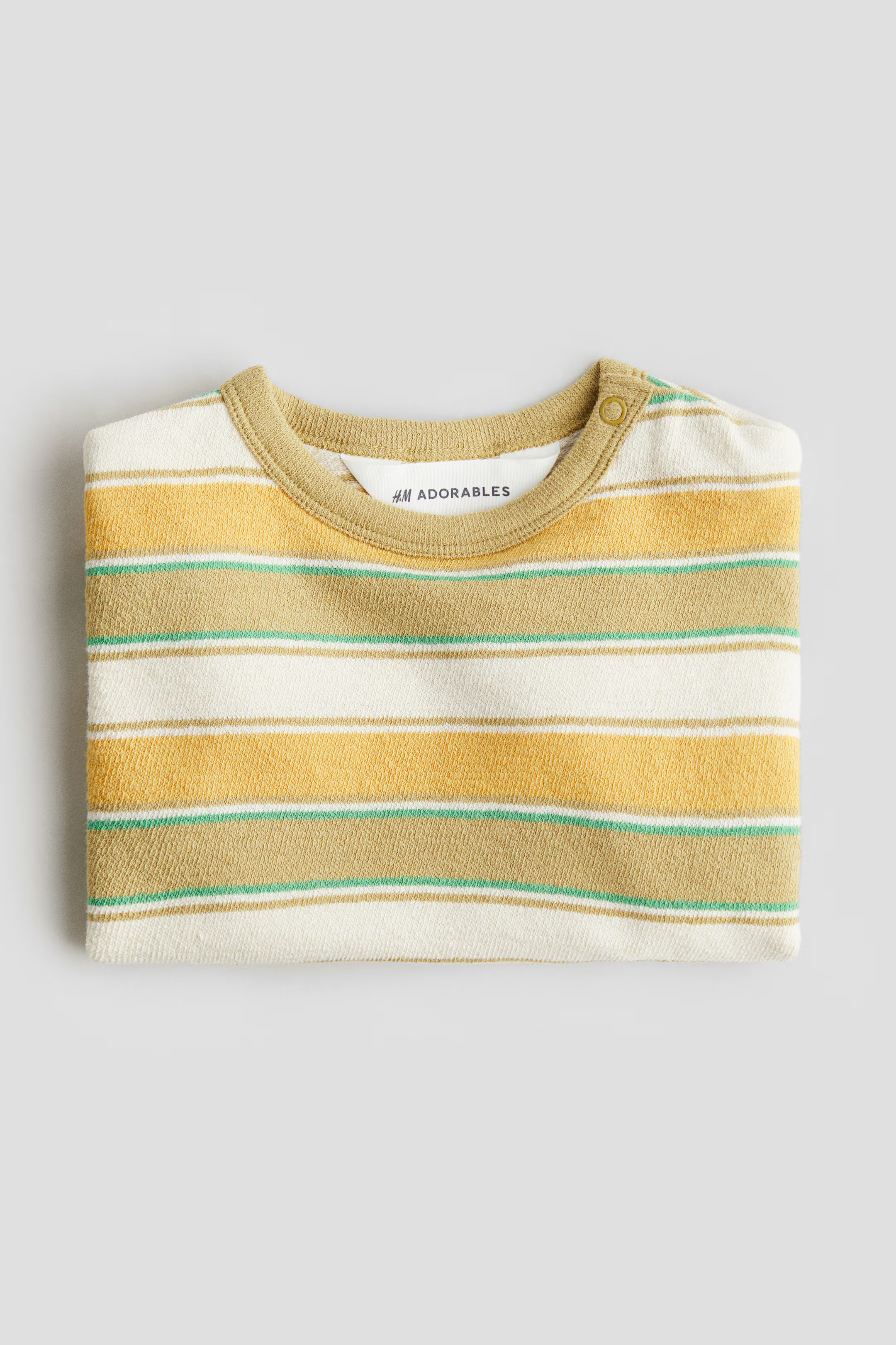 Cotton terry T-shirt | H&M (UK, MY, IN, SG, PH, TW, HK)