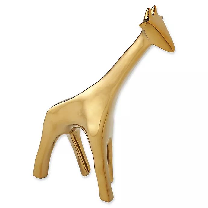 Global Views Giraffe Sculpture in Gold | Bed Bath & Beyond