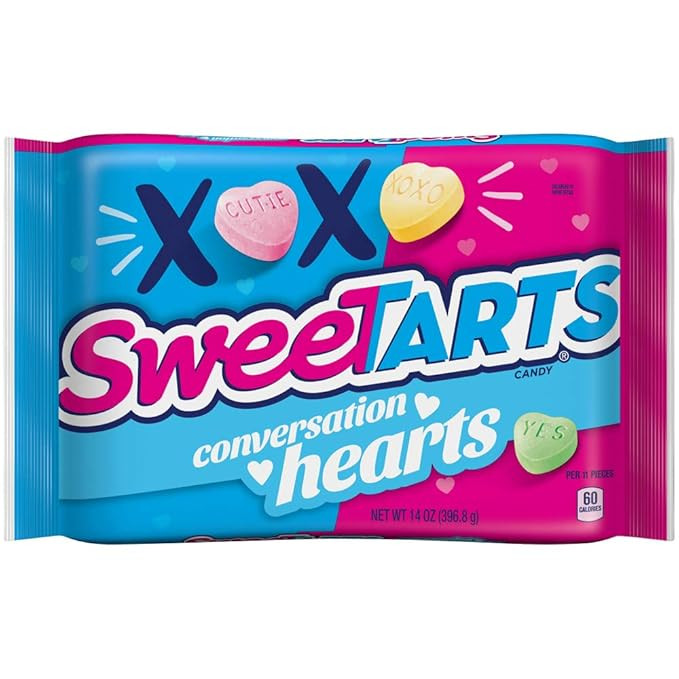 SweeTARTS Conversation Hearts Valentine's Candy, 14 Ounce, Pack of 24 | Amazon (US)