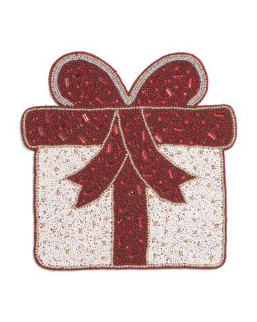 Beaded Presents Placemat | TJ Maxx