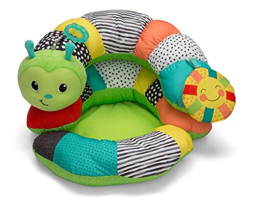 Infantino Prop-A-Pillar Seated Support, Baby Floor Seat for Play Time & Early Sitting, Soft, Supportive, Engaging Toys | Amazon (US)