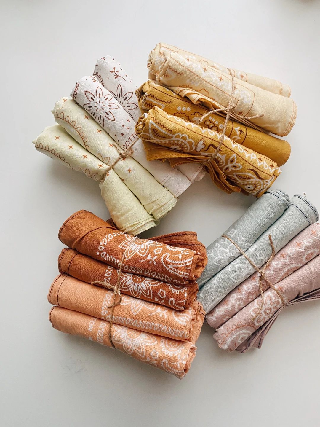 Lightweight Soft Hand Dyed 100% Cotton Bandana - Etsy | Etsy (US)