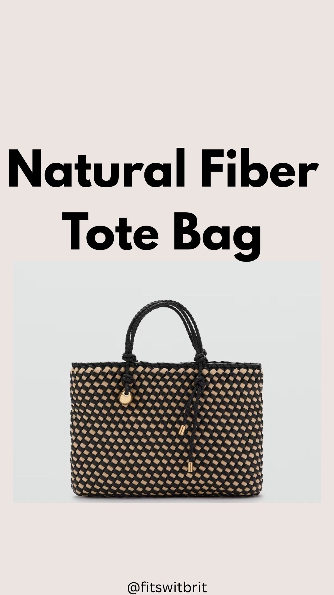 Natural Fiber Tote Bag

#LTKSeasonal #LTKTravel