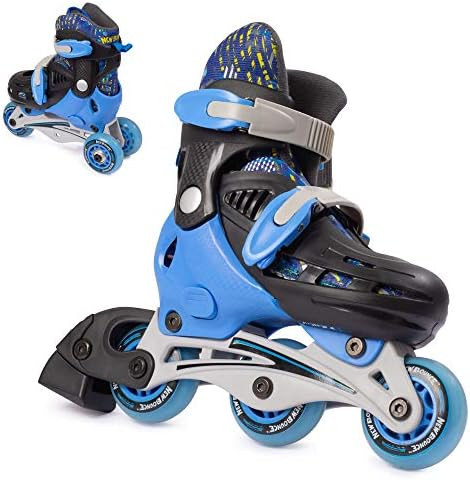 Amazon.com : New Bounce Roller Skates for Little Kids - Shoe Size EU 24-28, US Kids Junior Size 8... | Amazon (US)