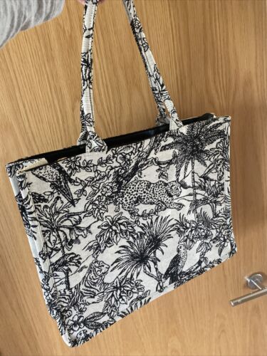 Jacquard Jungle Print Large Tote Bag - NOT H&M  | eBay | eBay US