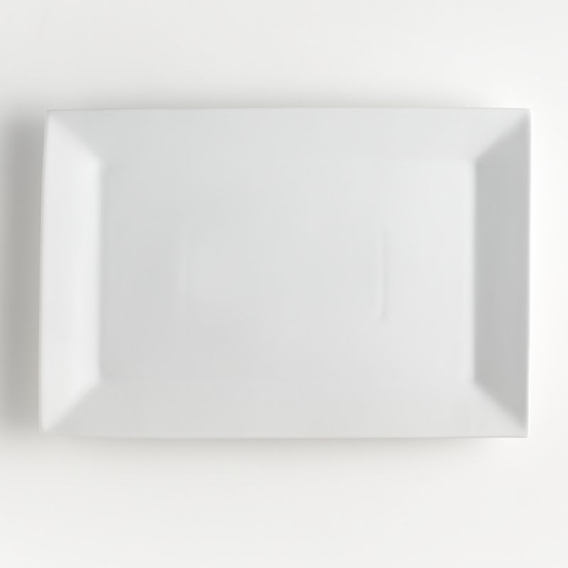 Recantgular Serving Platter + Reviews | Crate and Barrel | Crate & Barrel