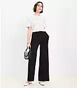 Ponte Wide Leg Pants | LOFT