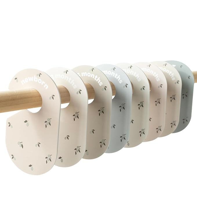 3 Sprouts Baby Closet Dividers Set of 8 - Toddler Clothes Organizer Hanger, Double-Sided Size Lab... | Amazon (US)