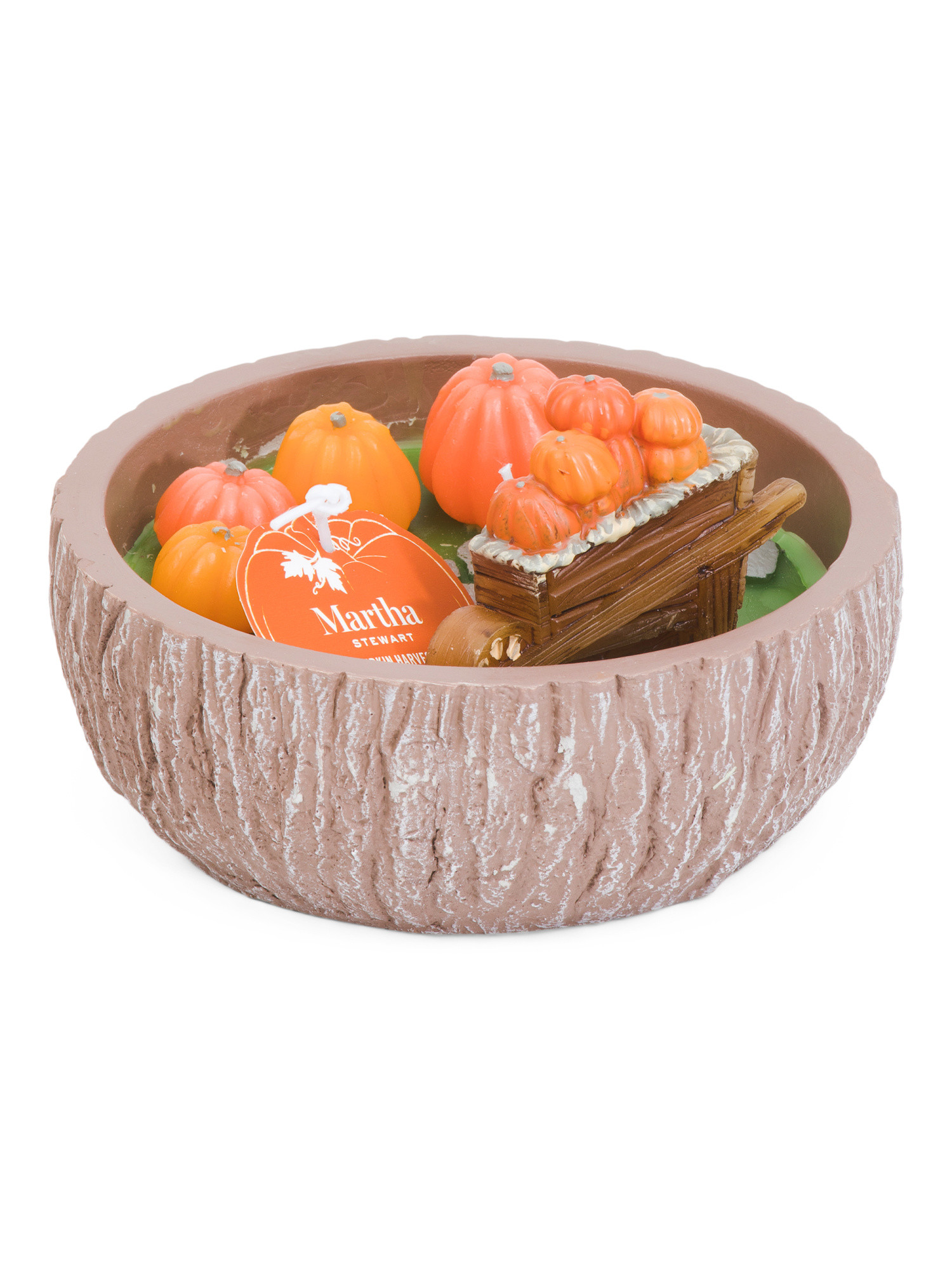 11.3oz Pumpkin Patch Scene In Dish Candle | TJ Maxx