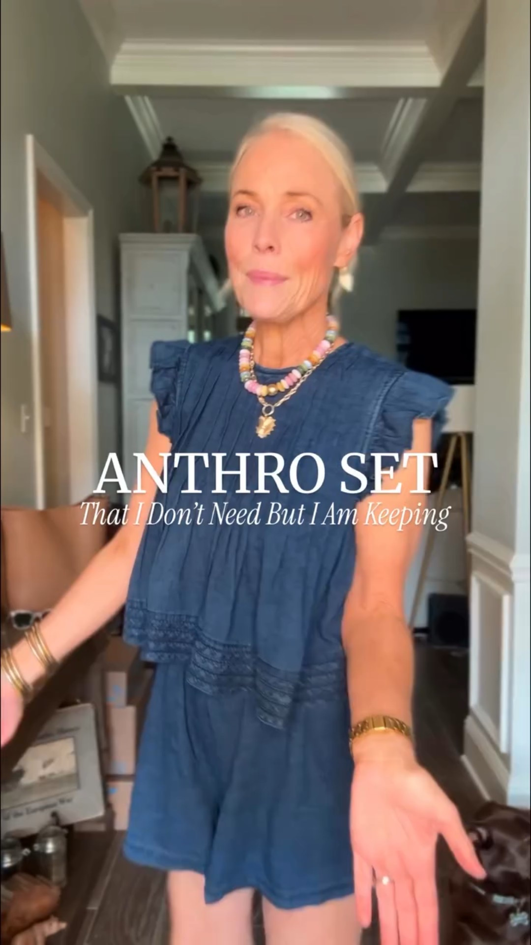 Did I need this Anthro set? No. Am I keeping it? 1000% 🩵 I’m wearing my true size medium. 

This denim cotton set is soft, breathable, and just plain precious. The shorts have that easy smocked waist we all love, but heads up, they’re going fast. I linked a few other Somerset short colors that would look SO cute with this top (and trust me, you’ll want them).

Also picturing this denim top with some brown denim for early fall. 🙌🏼 Wear now, layer later kind of piece.

#anthro #anthropologie #over40style #wearnowwearlater #matchingset #retiredteacher #easyoutfit #fashionover40

#LTKStyleTip #LTKSeasonal #LTKOver40