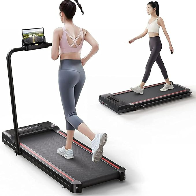 Treadmill-Walking Pad-Under Desk Treadmill-3 in 1 Folding Treadmill-Treadmills for Home-Black Red | Amazon (US)