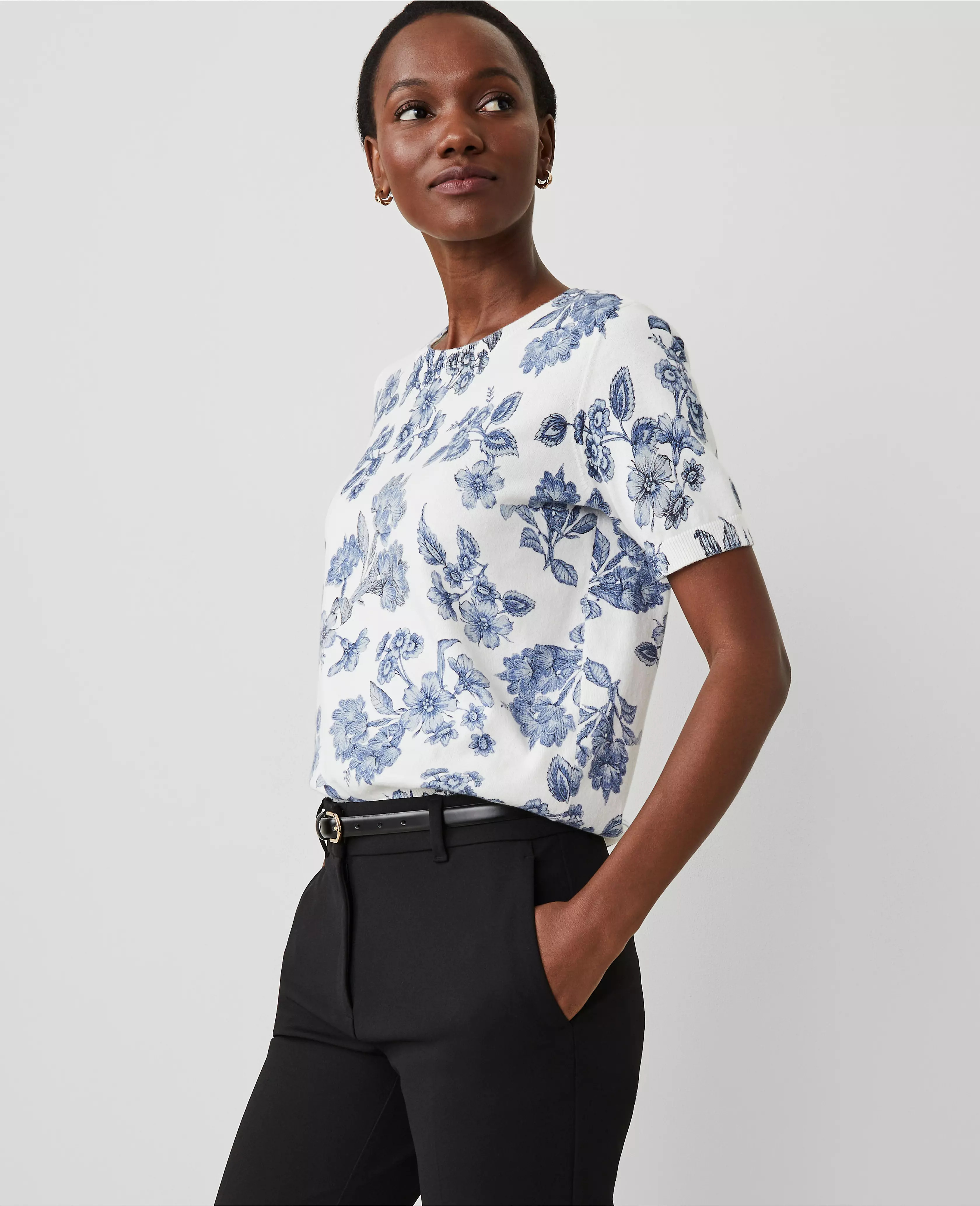 Toile Modern Sweater Tee | Ann Taylor