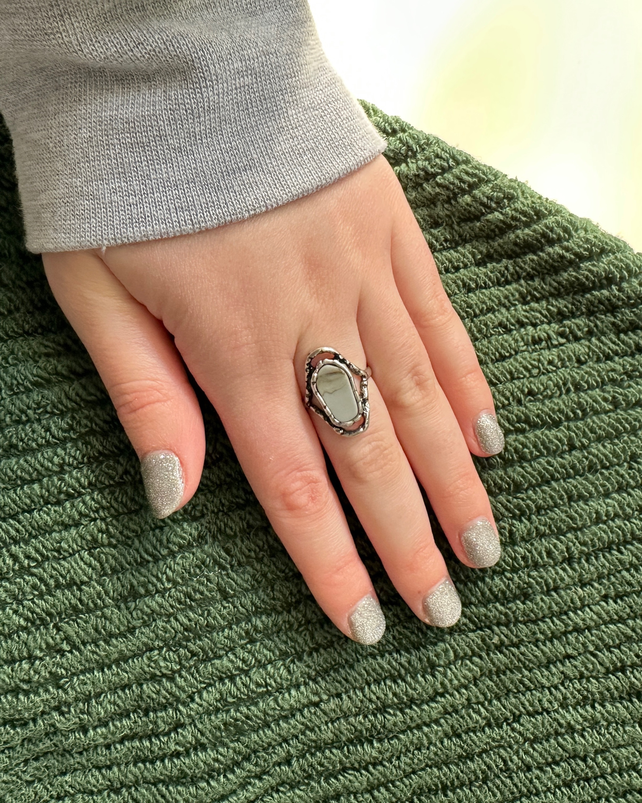 Free People silver stone ring

#LTKWatchNow #LTKFindsUnder50 #LTKSaleAlert