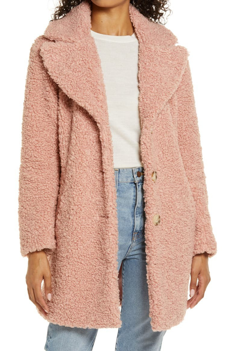 Teddy Faux Shearling Coat | Nordstrom