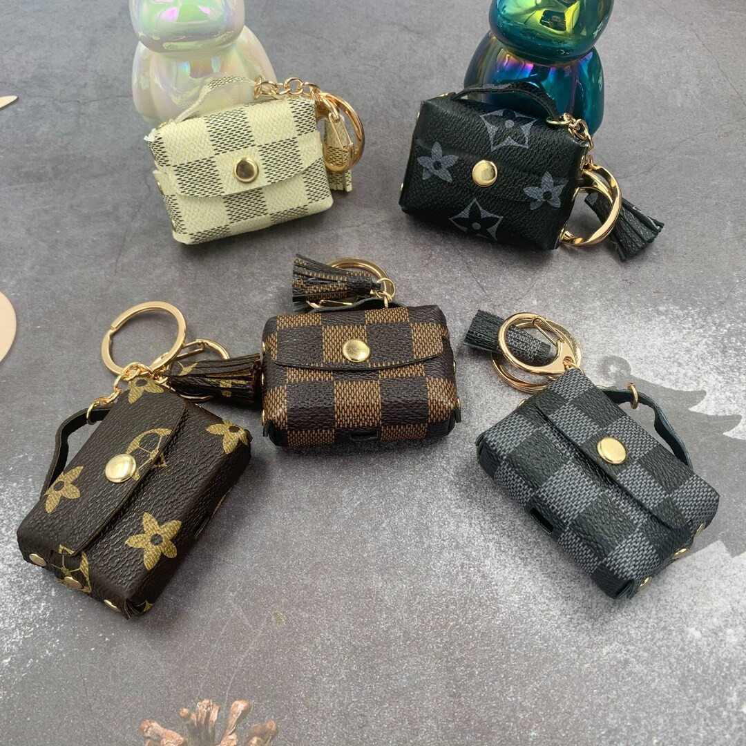 Apple AirPods Case-Luxury Key Chain-Key Chain-Leather Key Chain-Luxury Women's Gifts-Holiday Gift... | Etsy (US)