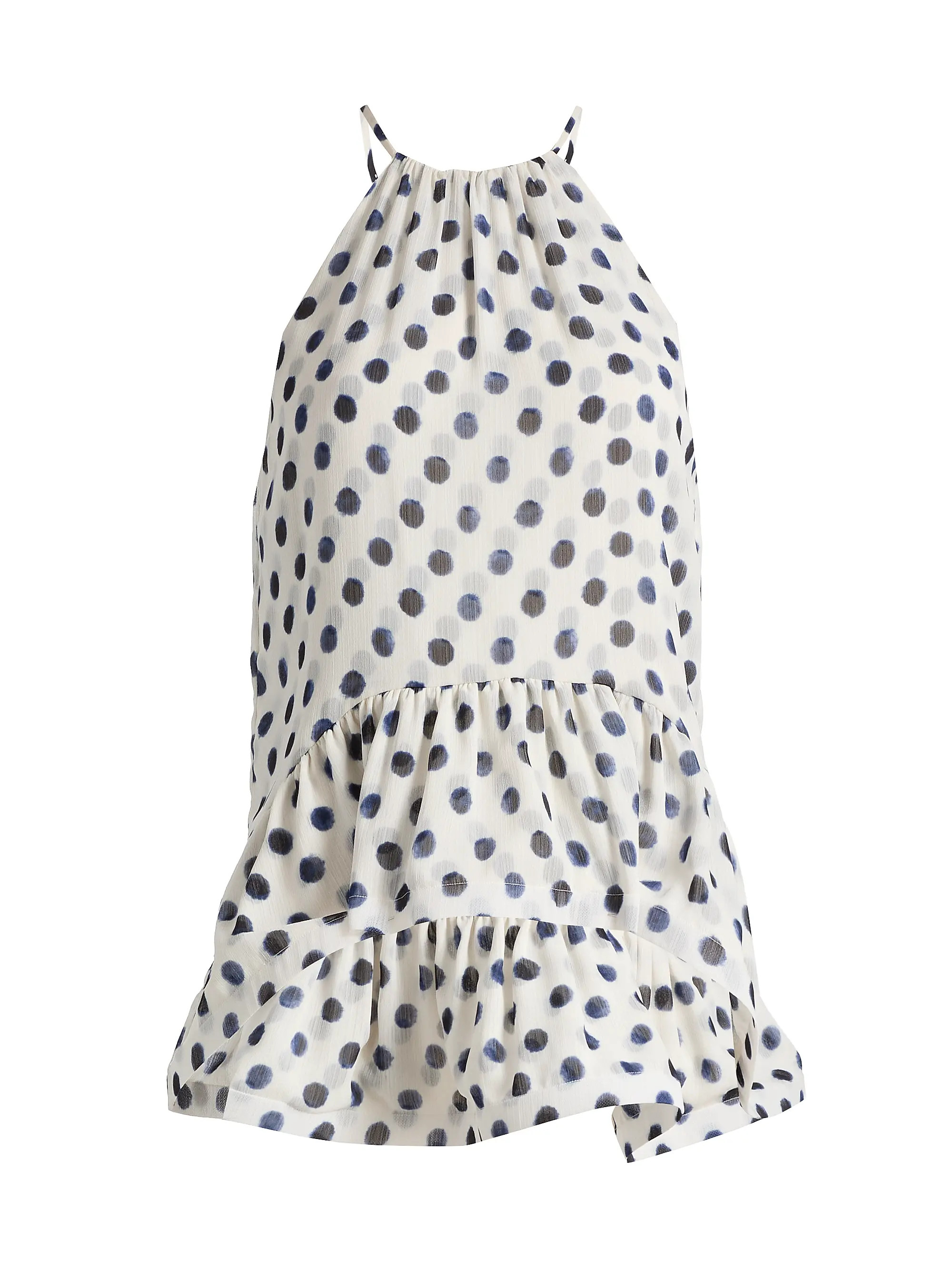 Faith Polka Dot Halterneck Top | Saks Fifth Avenue