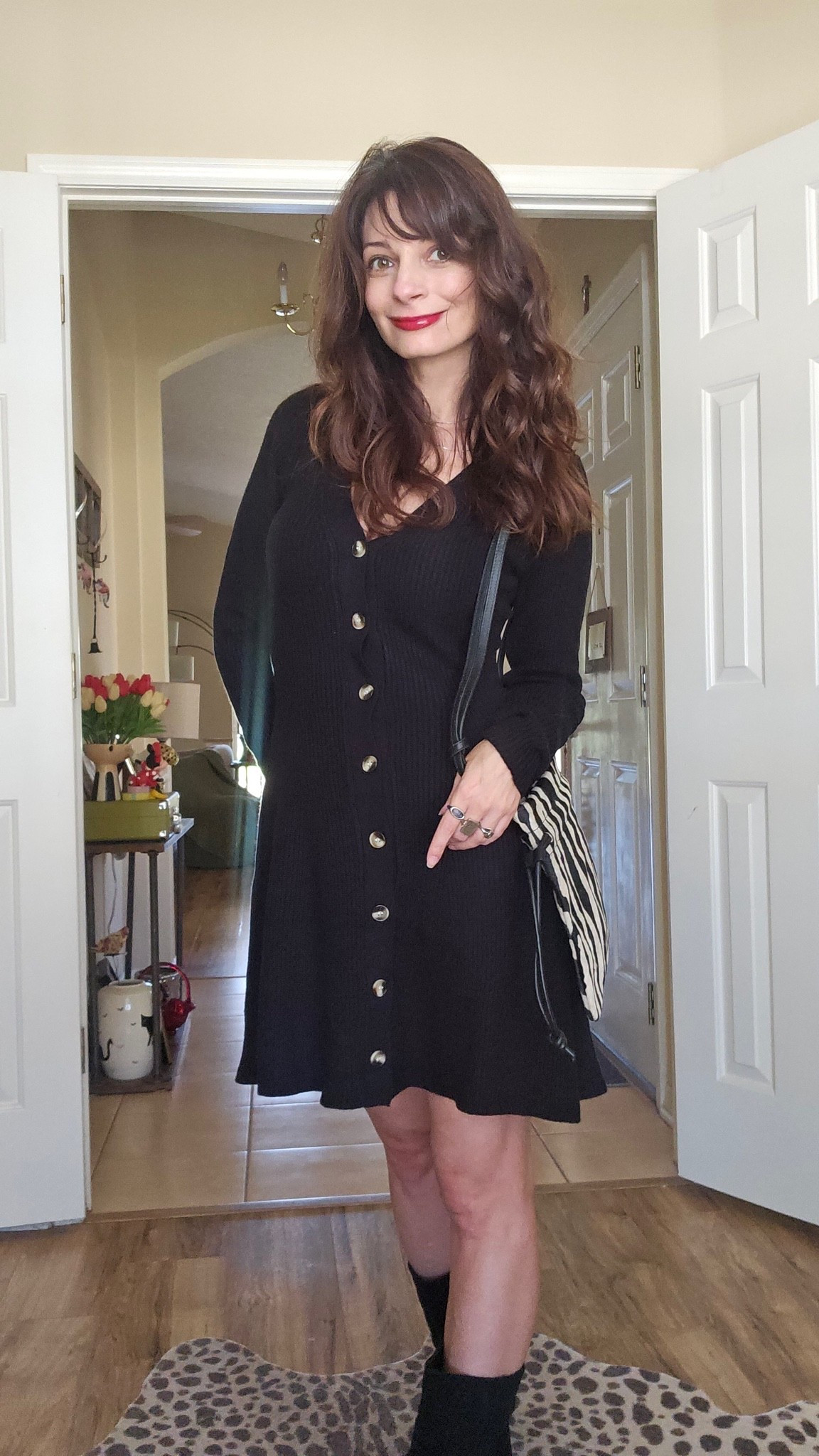 A basic fall dress for everyday.