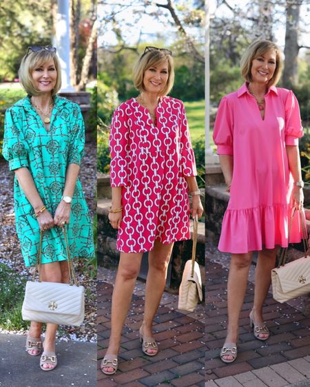 Need a dress for Mother’s Day? Here are three great options. Use code CARLA15 for discount on the dresses. Use code Carla10 for discount on shoes. Wearing size small in the dress. 

#LTKover40 #LTKSeasonal #LTKshoecrush