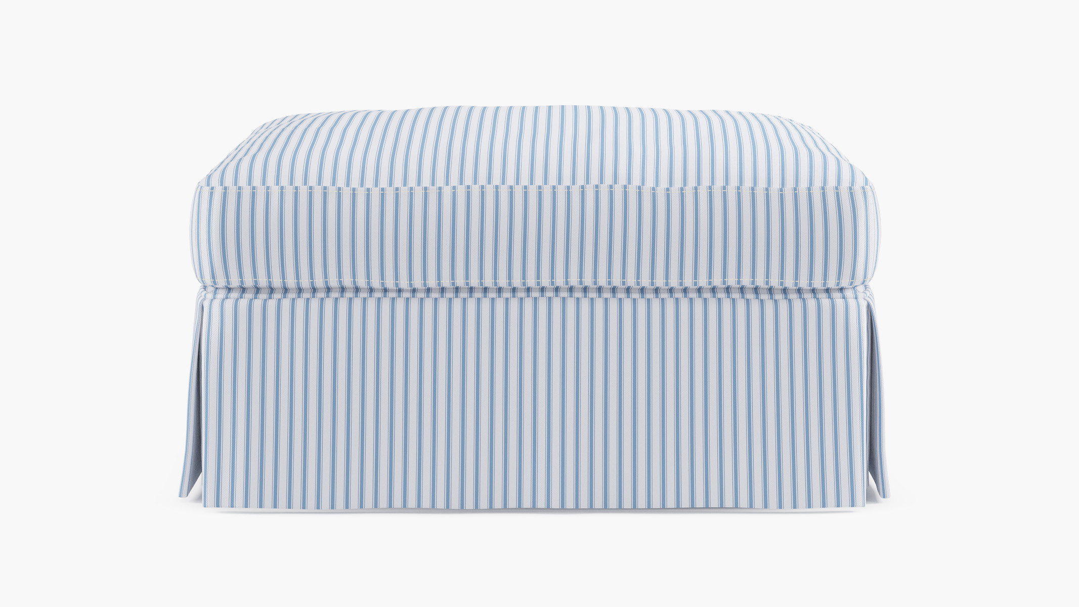 Skirted Cocktail Ottoman | The Inside