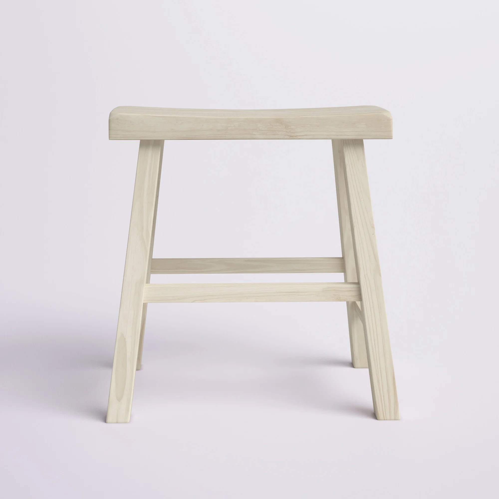 Lynn 18'' Tall Solid Wood Utility Stool | Wayfair North America