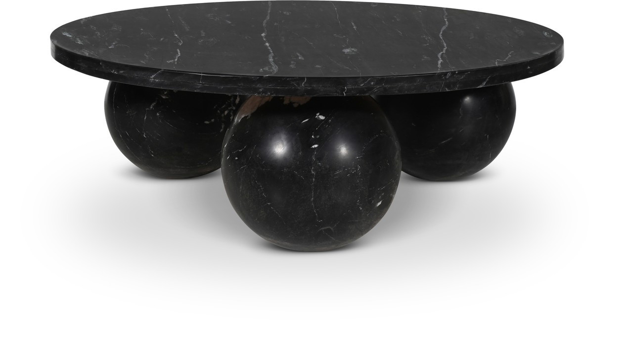 Spherical Coffee Table In Black | 1stopbedrooms