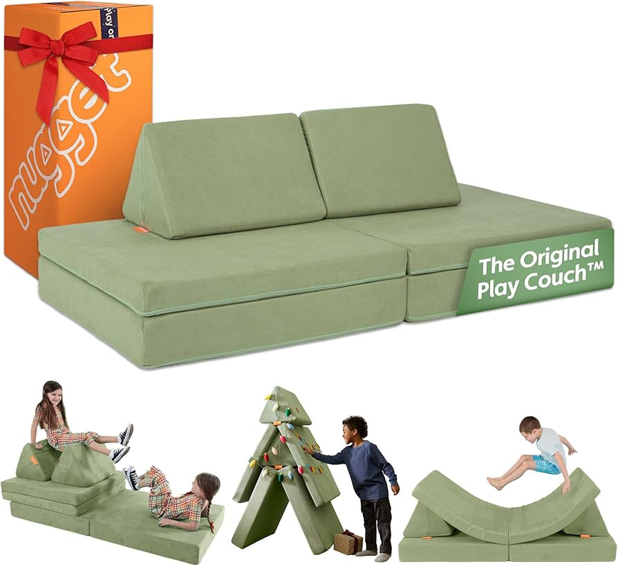 Nugget - The Original Play Couch for Kids - Modular Foam Children's Sofa for Playroom, Imaginatio... | Amazon (US)