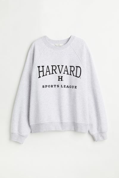 Motif-detail sweatshirt | H&M (UK, MY, IN, SG, PH, TW, HK)