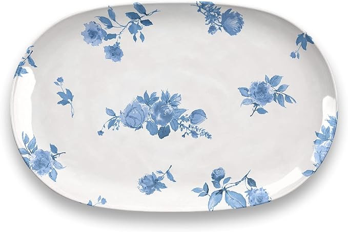 Cottage Blue Floral, Oval Large Platter | Amazon (US)