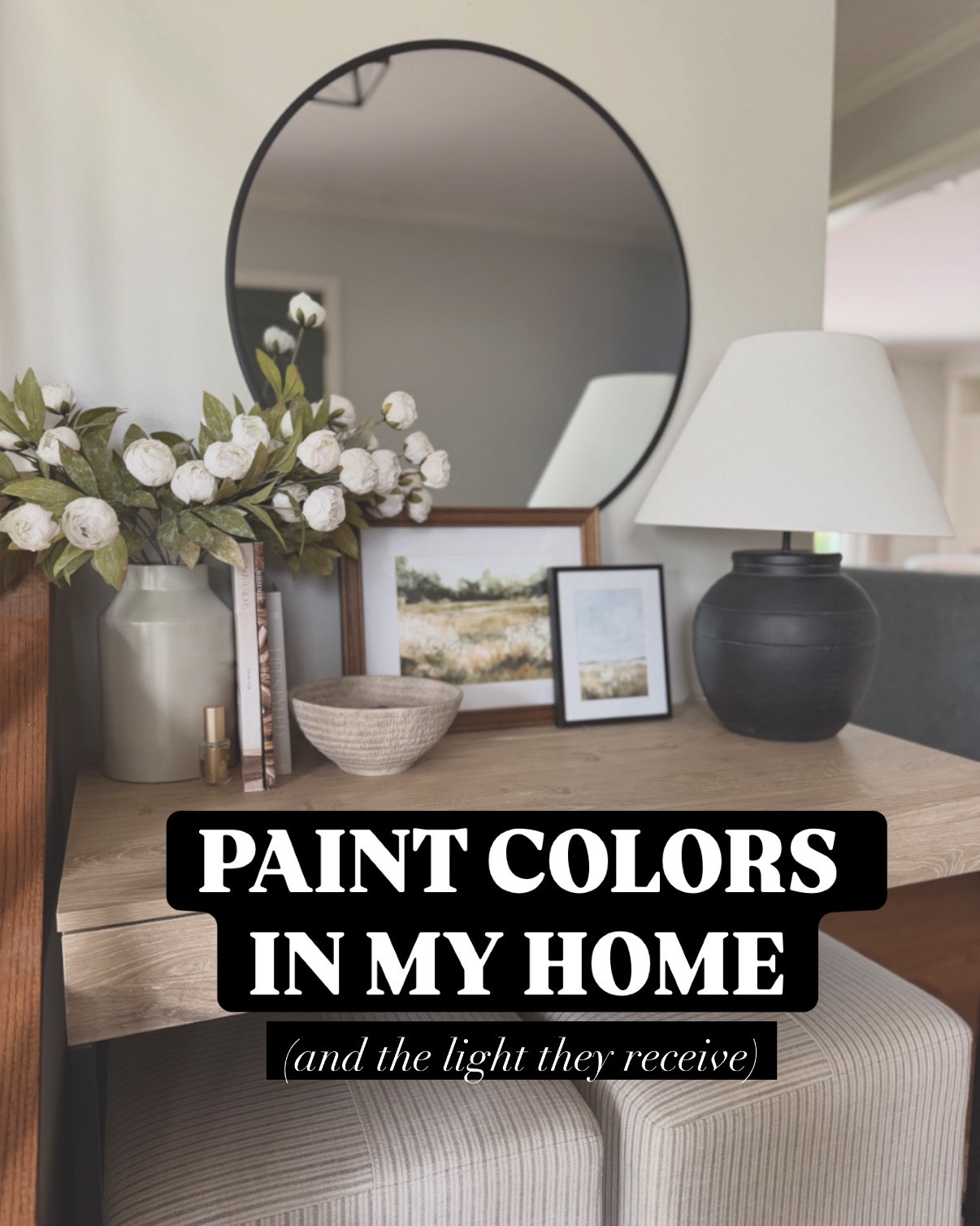 ✨PAINT COLORS IN MY HOME✨

I realized I have several reels with these colors in them, but no photos for my photo lovers! I am a total paint nerd and have SO many paint colors saved in the notes app on my phone, plus screenshots and Pinterest photos! Anyone else this way? 😅 If you are drop your favorites in the comments! 👇🏻

These photos all in natural light with no filters (I never do!). We started with Agreeable Grey throughout our house as a base. It is the most beautiful chameleon color with warm undertones. It’s a great option if you don’t want white walls. Over the 7 years of living in our home we’ve added more and more color. Clearly I have a color preference 🤭 Looking to add some more to my powder bath for a little more dimension in there but it took 3 years for to decide how. Here’s to living in your home and not rushing the process 🫶🏻
.
.
.
.
.
#swcolorlove #paintcolors #greenpaint #wallpaint #benjaminmoore

#LTKHome