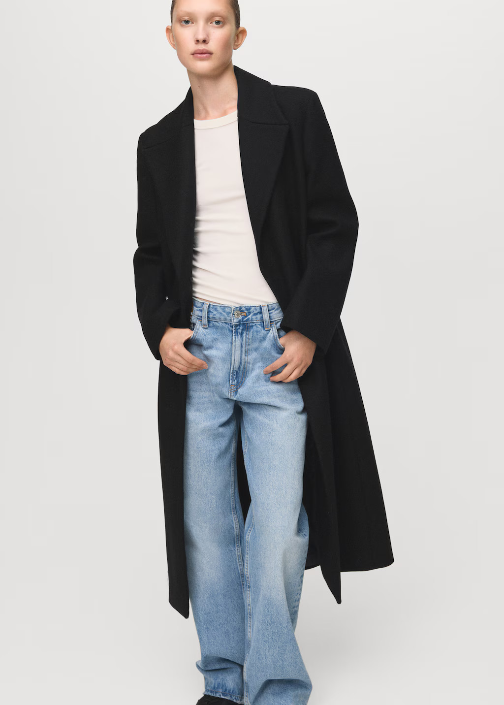 Manteco wool coat with fur collar | Mango (US/MX/AU)