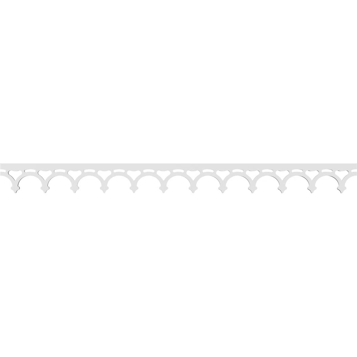 4"H x 5/8"P x 48"L Stanley Architectural Grade PVC Running Trim | Wayfair North America