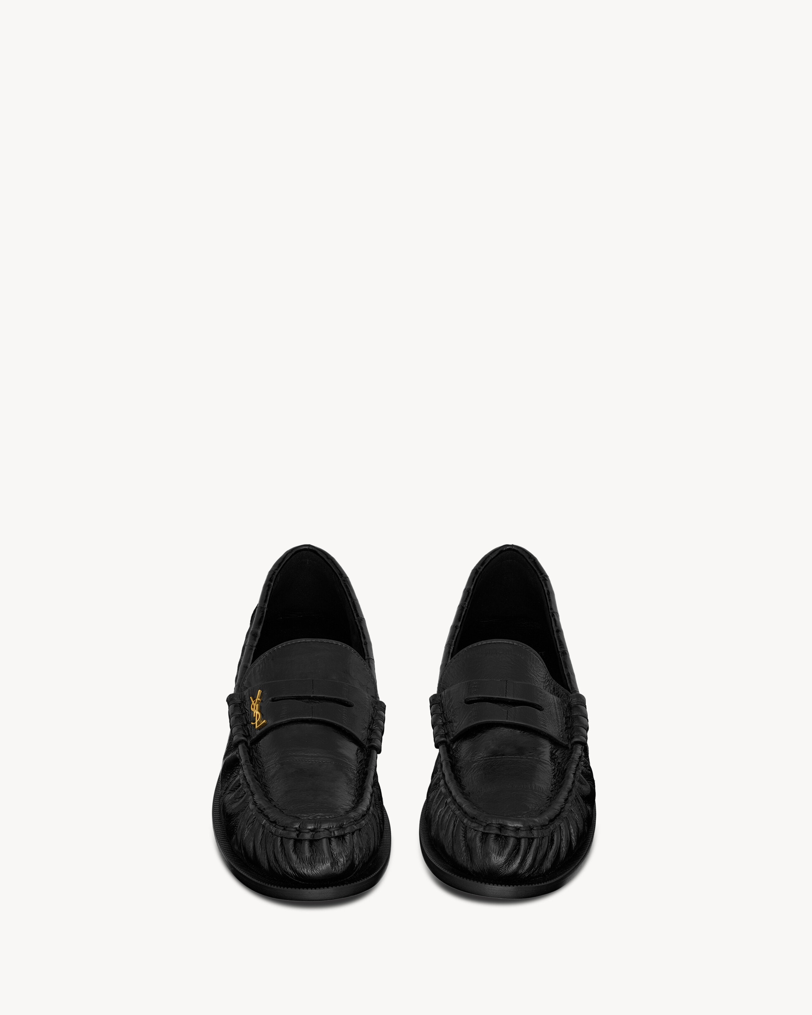 Saint Laurent Le Loafer Supple In Hagfish - Black - Women - 37.5 | Saint Laurent Inc. (Global)
