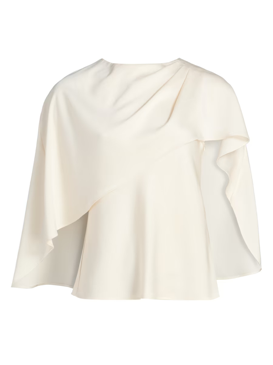 Eliora Satin Cape Blouse | Saks Fifth Avenue
