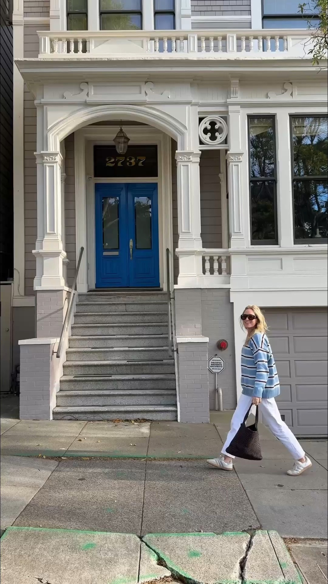 Outfit for day two in San Francisco! Stripe sweater baseball tee and white jeans!

#LTKdayinmylife #LTKgrwm