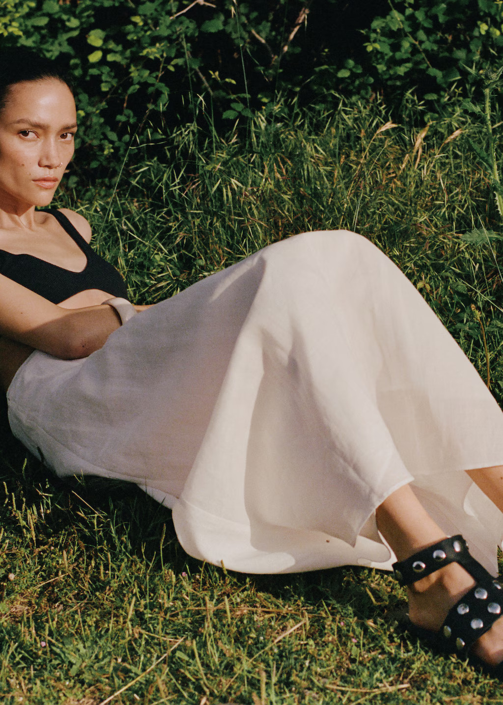 Studded leather sandals - Women | MANGO USA | Mango (US/MX/AU)