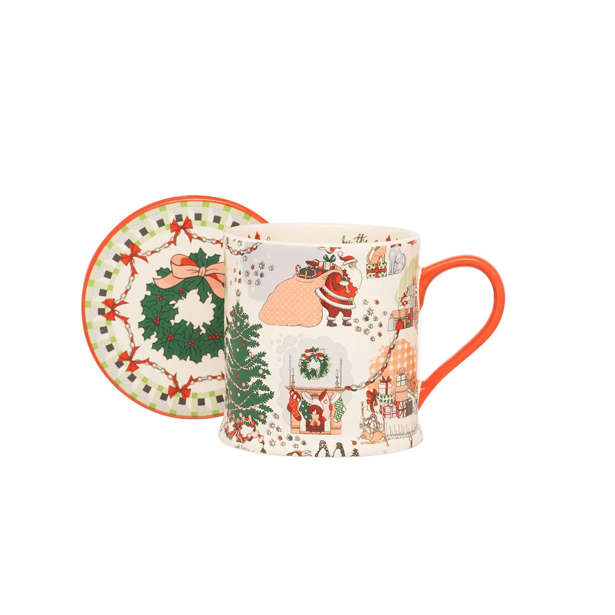 Cath Kidston Christmas Ditsy Mug & Coaster Set | Kohl's