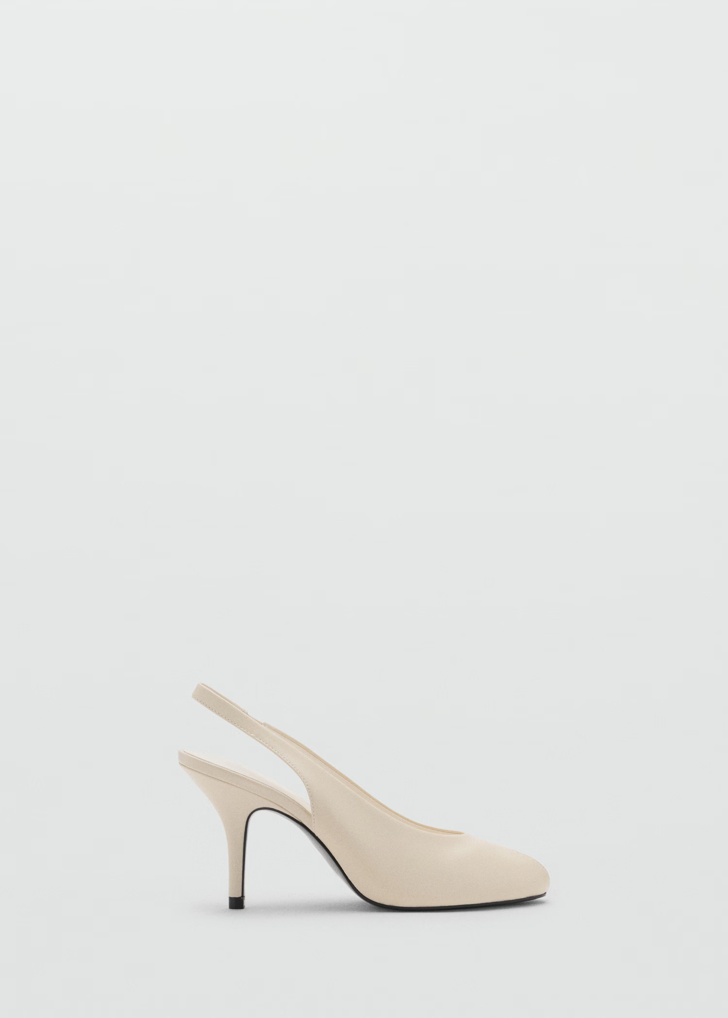 Leather peep-toe high-heeled shoes | Mango (US/MX/AU)