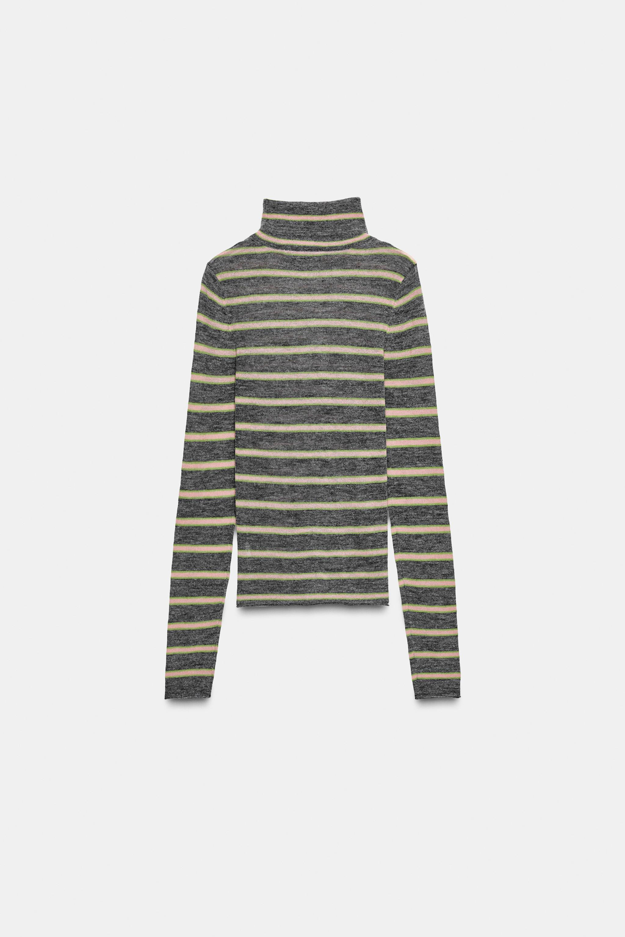 FINE-KNIT STRIPED JUMPER | Zara UK