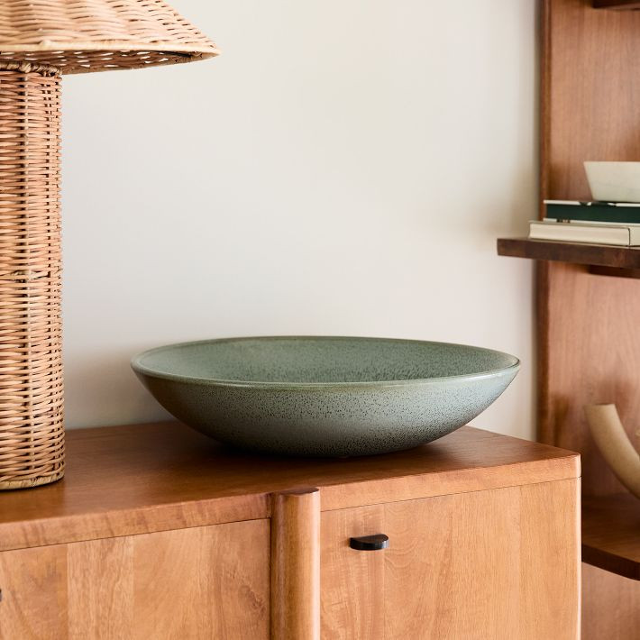 Glazed Ceramic Centerpiece Bowl | West Elm (US)
