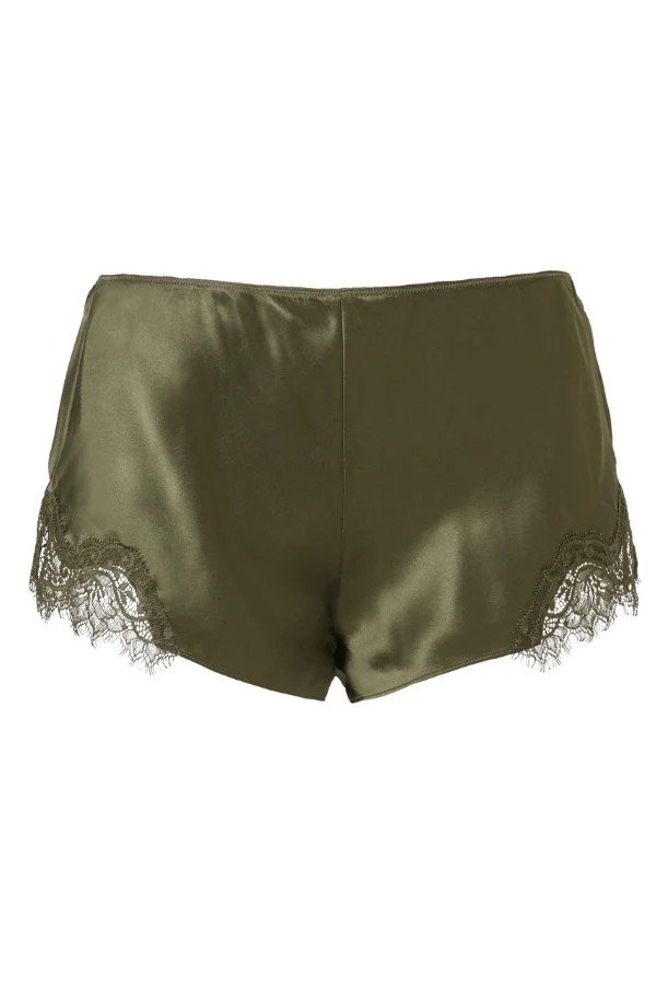 Scarlett French Knicker - Green | Chérie Amour