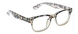 Peepers by PeeperSpecs Women's Relic Square Blue Light Filtering Reading Glasses, Sand Quartz, 49.9  | Amazon (US)