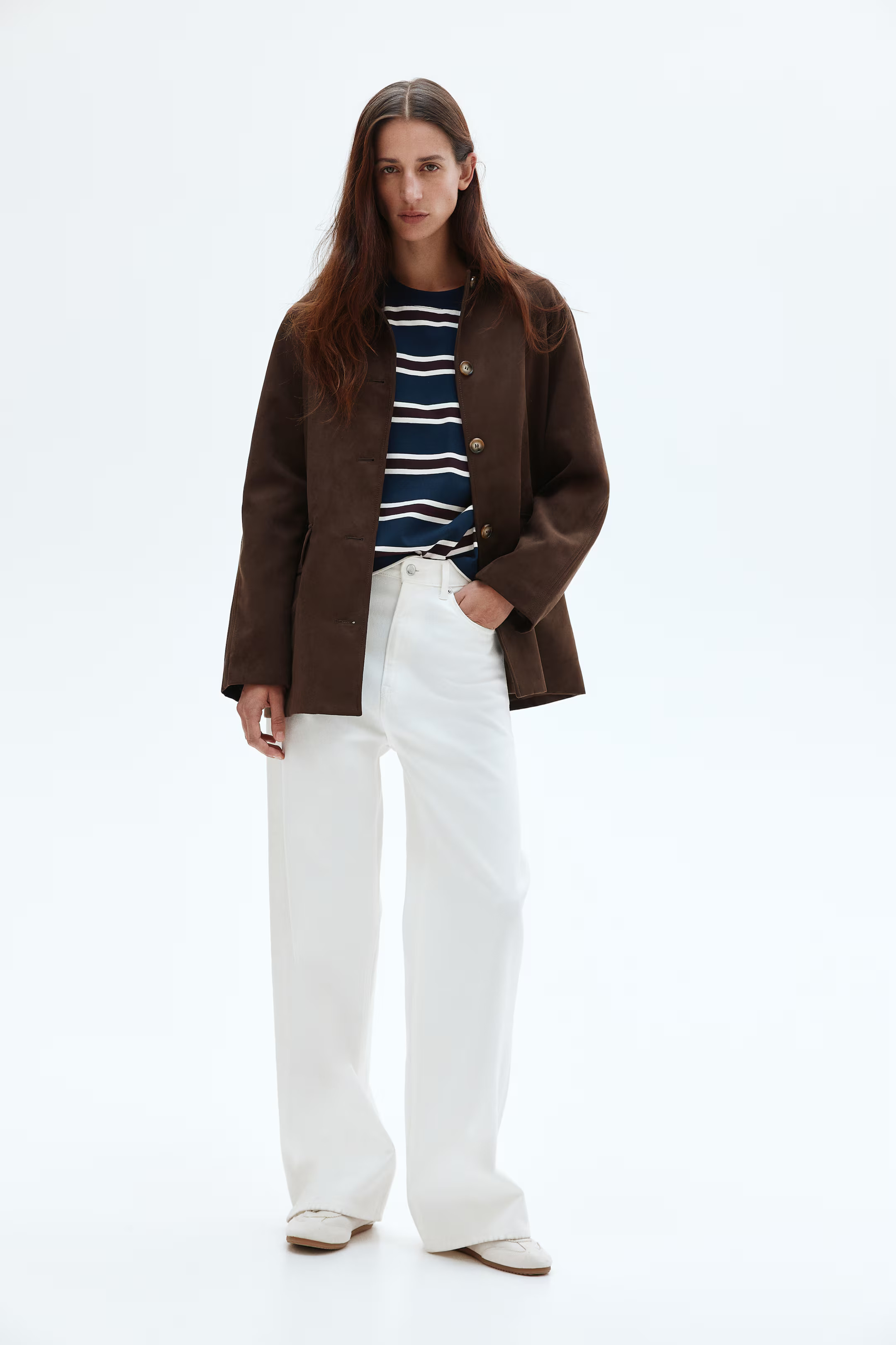 Coat - Dark brown - Ladies | H&M GB | H&M (UK, MY, IN, SG, PH, TW, HK)