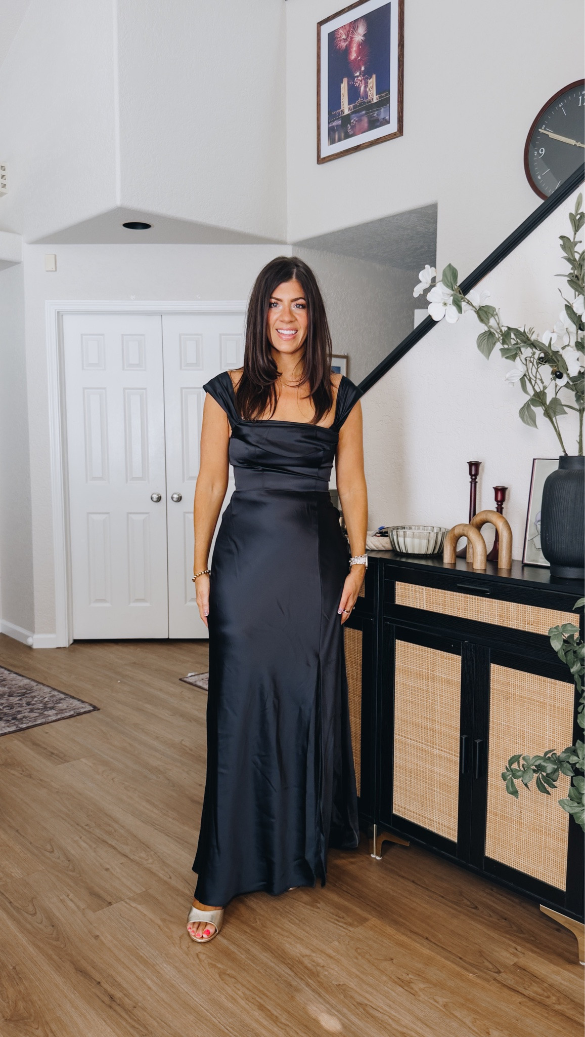 In a medium
Convertible wedding guest dress

#LTKMidsize #LTKTall #LTKWedding