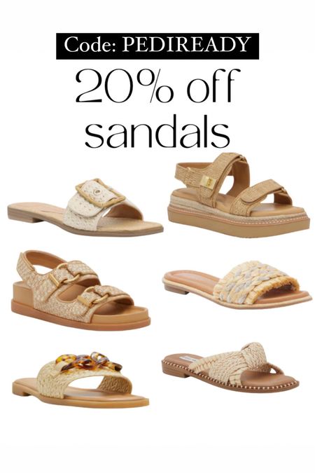 20% off sandals with code PEDIREADY

#LTKshoecrush #LTKSeasonal #LTKsalealert