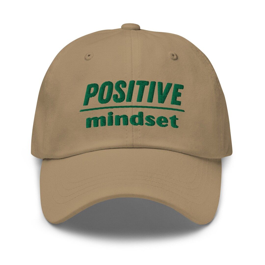 Positive Mindset Embroidered Baseball Cap - Etsy | Etsy (US)