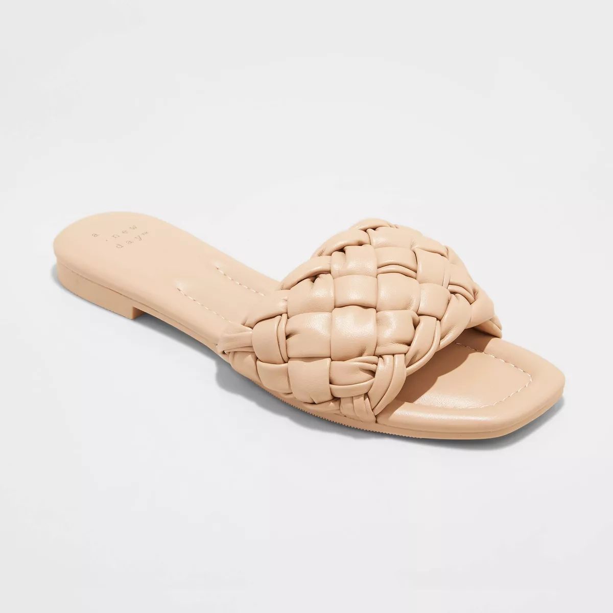 Women's Carissa Slide Sandals - A New Day™ Tan 7.5 | Target