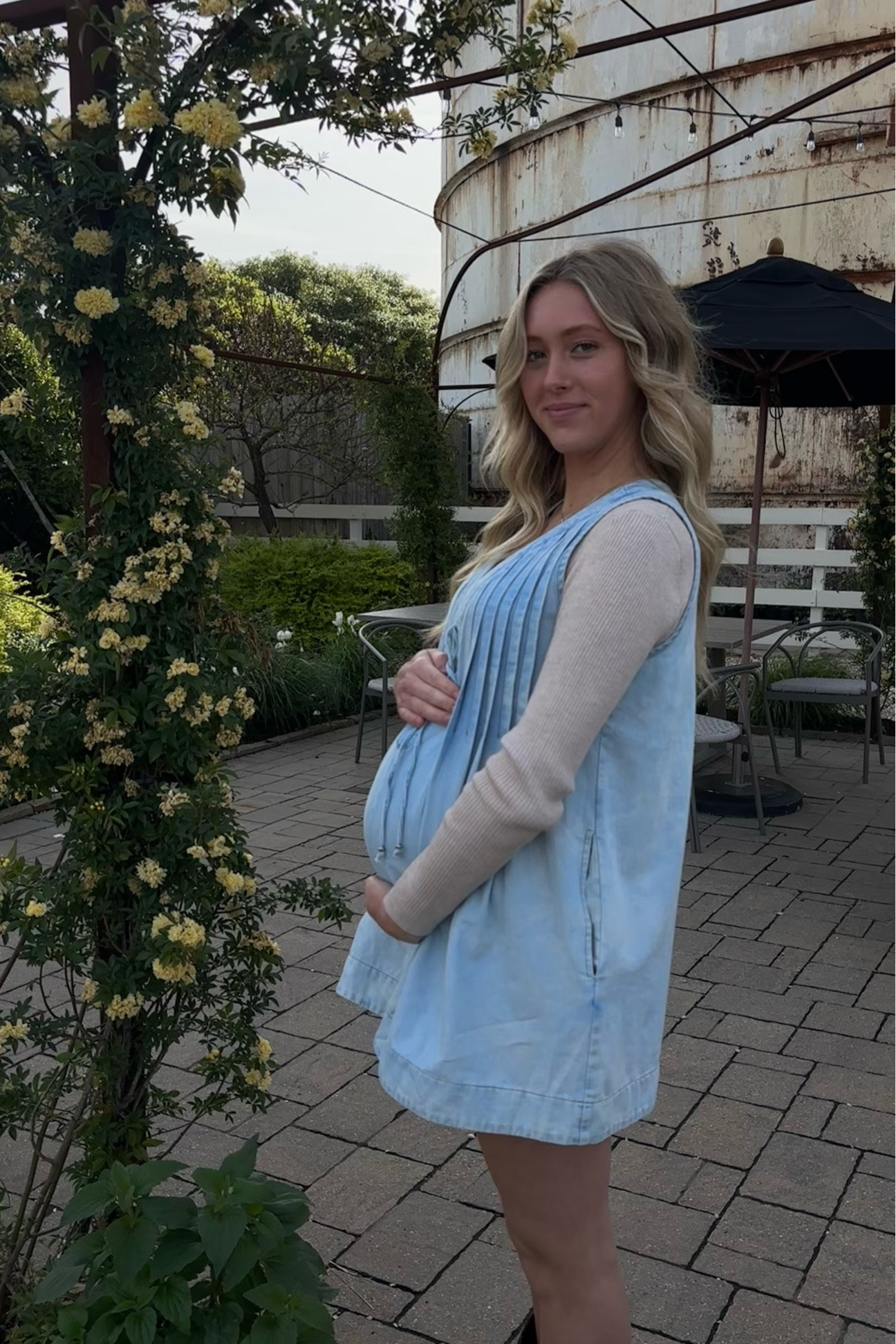 Shop this super cute jean romper🩵 bump friendly

#LTKBump