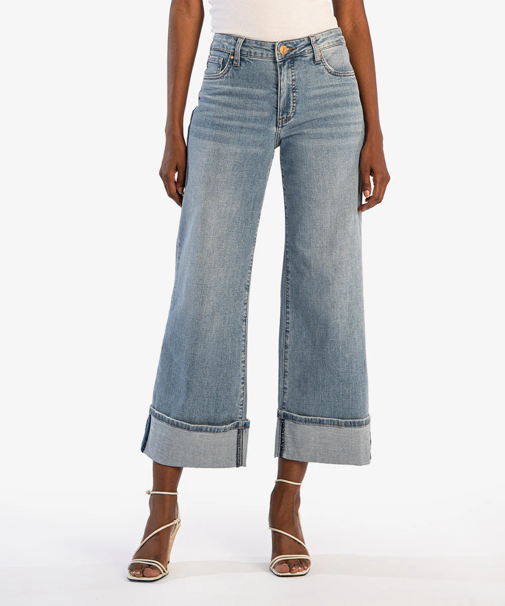 Meg High Rise Fab Ab Wide Leg - Kut from the Kloth | Kut From Kloth