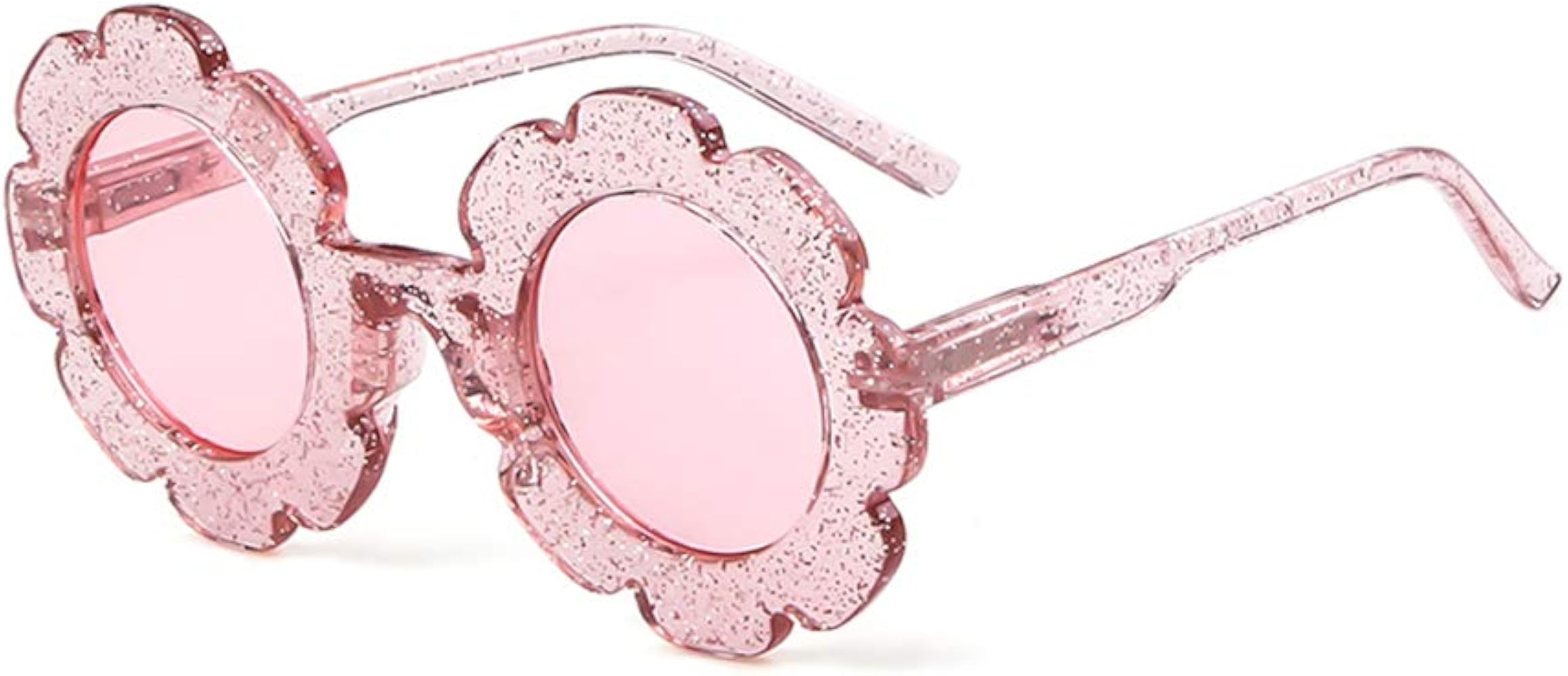 Kids Sunglasses Round Flower UV400 Protection Colorful Glasses for Children Girl Boy | Amazon (US)